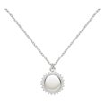 thumbnail image 1 of Collar De Sol Con Rayos De Zirconia Para Mujer De Plata 925 Plateado, 1 of 5