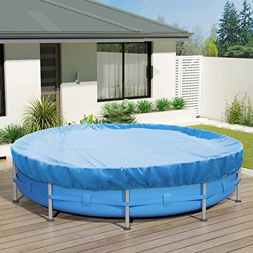 15 Ft Round Pool Cover For Above Ground Pools, Swimming Pool Cover