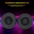 thumbnail image 3 of Sywqhk 1 par de almohadillas blandas para JBL Tune 500BT almohadillas de espuma de cuero proteico (negro), 3 of 9