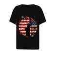thumbnail image 5 of VerPetridure American Flag Shirt for Women 4th of July Tee Shirt USA Stars Stripes T-Shirt Patriotic Summer Tunic Tops, 5 of 5
