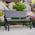 Lifetime All Weather Glider Bench for Front Porch & Patio - UV ...