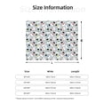 thumbnail image 5 of Fuzoiu Colorful Hat Snowman Print Flannel Blanket,Throw Blanket,Flannel Home Decor,Fleece Bed Blankets,Cozy Soft Blanket for Bed, Sofa, Camping, and Travel-60"x50", 5 of 6