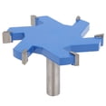 thumbnail image 1 of Oubit Woodworking Tool,12mm Shank 6 Teeth Router Bit Slotting Router Bit Luxury Finish, 1 of 9