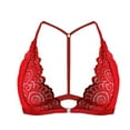 thumbnail image 6 of Penkiiy Women Lingerie Women's Fashion Comfortable Loose Lace Funny Underwear Casual Red Bras, 6 of 7