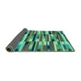 thumbnail image 2 of Ahgly Company Indoor Rectangle Abstract Turquoise Blue Modern Area Rugs, 8' x 12', 2 of 4