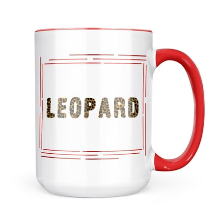 

Neonblond Leopard Cheetah Cat Animal Print Mug gift for Coffee Tea lovers
