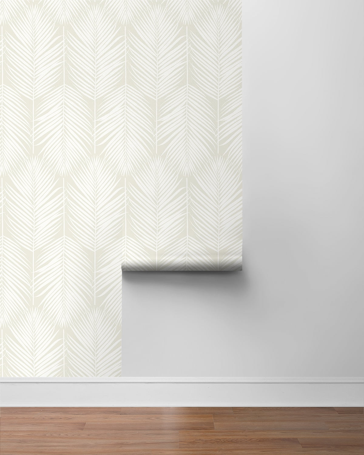 NextWall Sea Salt Palm Silhouette Peel and Stick Wallpaper