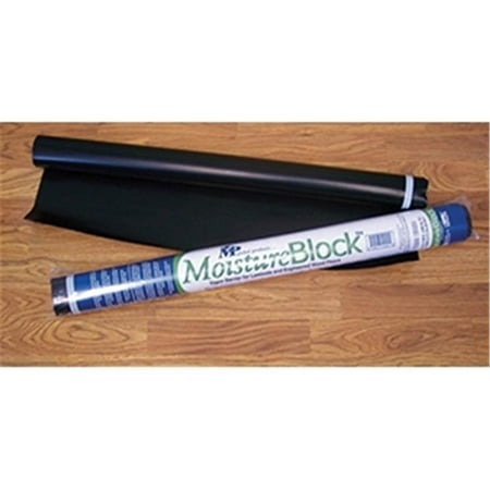MP Global MB006300100 30 inch x 40 ft.  Black Moisture Block Underpayment