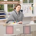 thumbnail image 4 of Yiwa Electric Waffle Heated Throw Blanket, Machine Washable, 6 Heat Levels, LCD Controller, 1-4h Timer, ETL Certified, 4 of 8