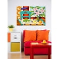 thumbnail image 4 of "Lillies on the Watch" Painting Print on Wrapped Canvas, 4 of 5