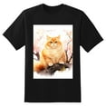 thumbnail image 2 of Plus Size Shirt for Women Black Tops for Women Short Sleeves Shirt for Women Cats T Shirt Oversized Shirt for Women S, 2 of 5