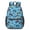 Monster Cartoon Truck Blue Pattern-1, variant on Monster Cartoon Truck Blue Pattern 17" Waterproof Oxford School Backpacks for Teens, S-Shape Padded Straps, for School, Travel, Hiking, Camping