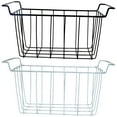 thumbnail image 3 of lixuesong Pack of 2 Sturdy Freezer Baskets Metal Wire Storage Organizers For Refrigerator Fridge With Ventilated Designs, 3 of 3