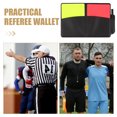 thumbnail image 4 of KAKOWELY 1 juego de tarjetas de árbitro de fútbol duraderas rojas y amarillas con un práctico cuaderno y lápiz para todos los niveles de juego y diversos escenarios deportivos., 4 of 5