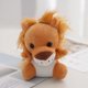 thumbnail image 1 of Colgante de peluche de animal tonto y lindo, juguete de peluche de zoológico, recuerdo, pequeño regalo, llavero, accesorios, 1 of 3