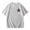 Grey, variant on MAIHAN 2026 Teen Girls Shirts First Day Of School Shirts Round Neck Tee Summer Baggy Tops Comfortable Soft Basic T Shirt