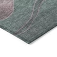 thumbnail image 3 of Addison Rugs Chantille Indoor/Outdoor Transitional Swirls Sage Machine Washable Runner Rug, 2'3" x 7'6", 3 of 7