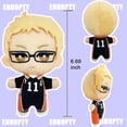 thumbnail image 3 of Great Eastern Entertainment Haikyu!! - Kei Tsukishima Plush 8" H, 3 of 5