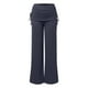thumbnail image 4 of WILLBEST Pantalones Casuales para Mujer, Ligeros, Transpirables, para Playa, de Verano, con Cintura Elástica Versátil, Cómodos, con Pierna Ancha, para Viajes, Picnics y Actividades En Casa. Grande, 4 of 4