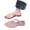slippers 1#Pink, variant on oqasdz Women Slippers Summer On Sandals with Pointed Toe Mid Heel Hollow Toe Wrap Stylish Jelly Summer Casual Wear,Yellow