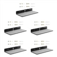 thumbnail image 1 of 5X Soporte para Altavoz con Estante de Pared, Estante de ExhibicióN de AcríLico para Montaje en Pared para Altavoz Bluetooth, CáMara Web, TeléFonos Celulares, Juguetes, Negro, 1 of 5