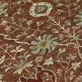 thumbnail image 5 of HomeRoots 603435 9 x 12 ft. Brown, Tan & Red Floral Washable Indoor & Outdoor Rectangle Area Rug, 5 of 5