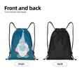 thumbnail image 5 of Bingfone Nurse Doctor Gnomes Drawstrings Backpacks Bags For Men Women Gym Drawstrings Bag, 5 of 9
