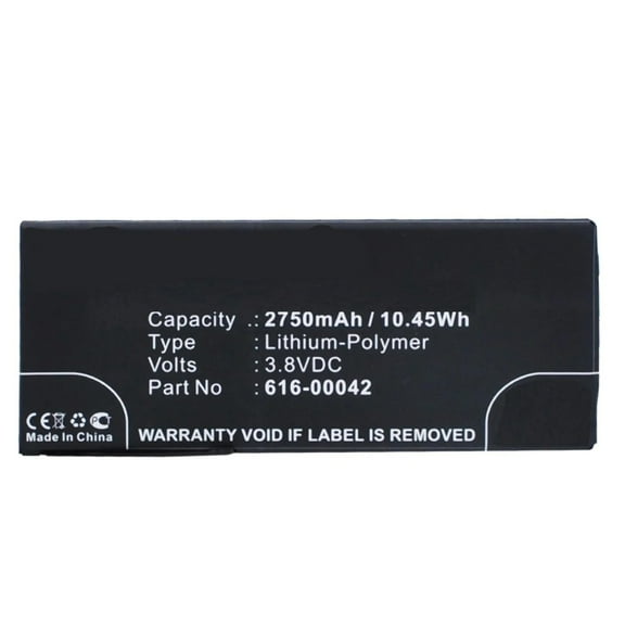 Batteries N Accessories BNA-WB-P3073 Cell Phone Battery - Li-Pol, 3.8V, 2750 mAh, Ultra High Capacity Battery - Replacement for Apple 616-00042 Battery