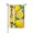 Color 6, variant on Remain Unique Watermelon Paw Print Welcome Linen Garden Flag for Spring Summer Home Outdoor Garden Yard Door Decor 12x18 inch