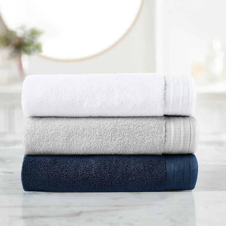 Superior Organic Cotton Solid Plush Assorted 6 Piece Towel Set