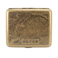 thumbnail image 2 of Étui de Transport, Métal Double Face Ressort Clip Ouvert Compact Vintage Étui pour l'Extérieur, 2 of 8