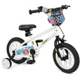 thumbnail image 1 of Costway Vélo pour Enfants de 12 Pouces avec Roues Stabilisatrices. Freins à Main et à Rétropédalage Doubles. Selle Réglable, 1 of 10