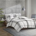 thumbnail image 2 of Housse de Couette en Jacquard de Coton Full/Grand Set en Blanc, 2 of 14