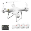 RC Drone RC Quadcopter with Function Headless Mode One Button Takeoff Landing One Click Return 360 ° Roll with 3 Battery