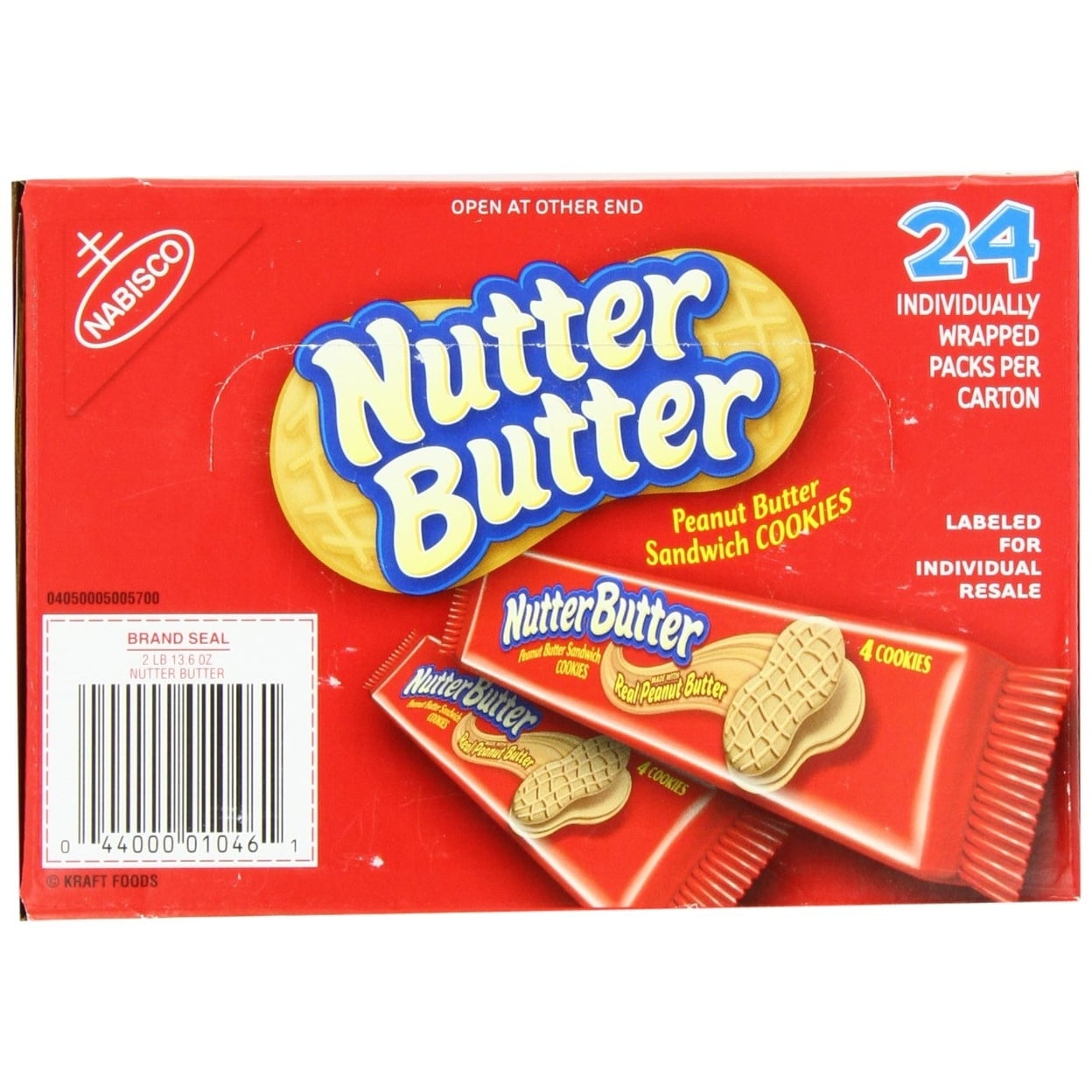 Nabisco Nutter Butter Cookies 1.9 Ounce (Pack of 24)