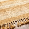 thumbnail image 6 of BoutiqueRugs Alara Jute Plaid Area with Tassel Area Rug - Peach, Tan - 5' x 7'6", 6 of 10
