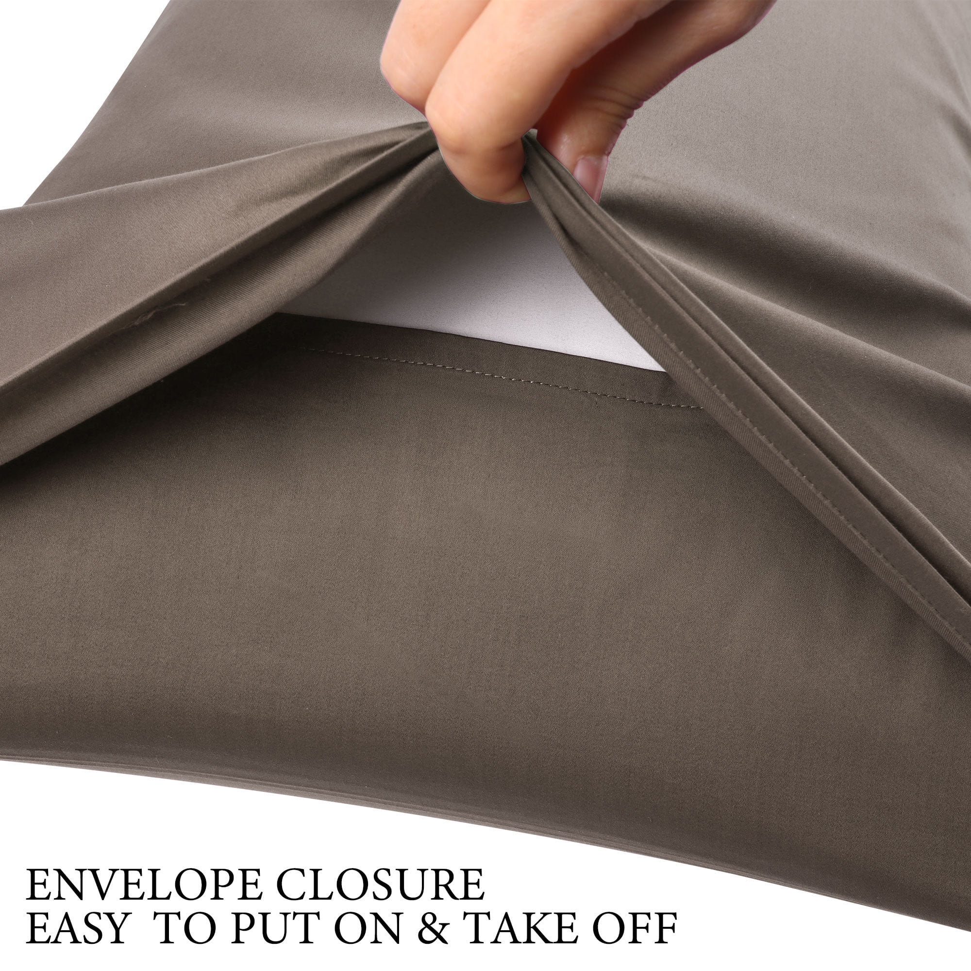 Unique Bargains Cotton Body Pillowcase Breathable Envelope Beaver 20"x72"