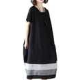 thumbnail image 4 of Vestido de verano Sunnimix para mujer Ligero Estilo Vintage Oversize Casual, 4 of 7