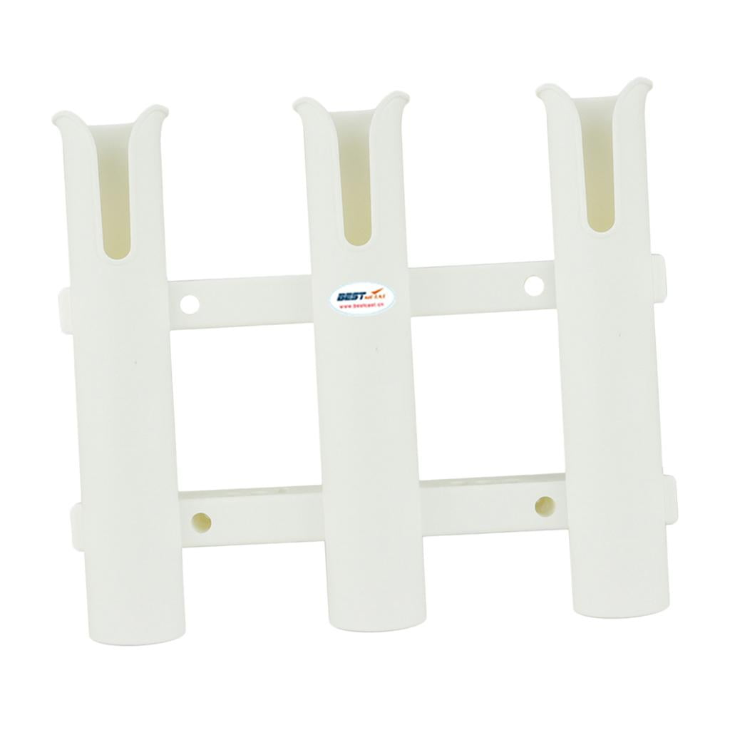 3 Rack Pole SideMount Rod Holder Reel Tubes Storage for Rod Fishing