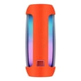 thumbnail image 3 of Sidaley Funda protectora de silicona para altavoz Charge 4, funda protectora portátil de silicona para montañismo, accesorio para altavoz Cables de audio/vídeo Naranja, 3 of 6
