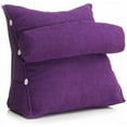 thumbnail image 1 of Decorative Bolster Headboard Pillow, Ergonomically Designed Linen Material Support for Correct Posture, Adjustable Back Corner with Removable Washable Cover, 1 of 1