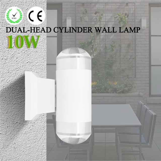 Cilindro Led Up Down Light 10W Aplique De Lámpara De Pared Para Sala De Estar Interior Cafe Hotel Corredor Advancent HA024100-02