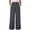 Dark Gray, variant on Dzrciro Jeans for Women, Plus Size High Waist Wide Leg Pants with Patch Pockets, Breathable Casual Daily Work Pants S-3XL