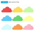 thumbnail image 3 of Uxcell 4.2x6.1" Cutouts Paper, 36Pcs Clouds Assorted Color Cut Outs Paper for Bulletin Board Art, Multicolor, 3 of 6