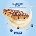 thumbnail image 4 of LUNA Blueberry Bliss Flavor Gluten Free Snack Bars, Protein Bars, 15ct, 4 of 16