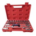 thumbnail image 1 of 32pcs Heavy 1-2" Inch Combinational Ratchet Socket Set | Wrench Spanner Tool Goti Set With Carry Box For Automobiles, Bike, Car Repair Tool Kit Socket Set | Stainless Steel Tool Kit, 1 of 5