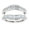 thumbnail image 3 of FB Jewels 14k White Gold 3/4 CTW Diamond Ring Guard Size 7, 3 of 3
