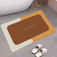 thumbnail image 2 of Billuyoard Alfombra de baño antideslizante suave y afelpada de secado rápido y gruesa para puerta y baño Kits de decoración para fiestas Rectángulo C 40x60cm, 2 of 6