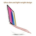 thumbnail image 6 of IBENZER Case for iPad 10 Generation 10.9 inch 2022, Trifold Stand Protective Cover with Pencil Holder for iPad 10th Gen 2022, Support Touch ID, Auto Sleep, Clear Back Shell, Cherry, IPAD-10-107, 6 of 6