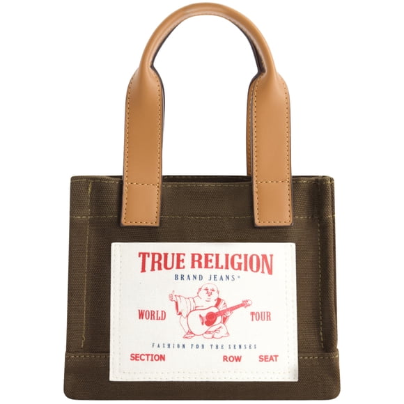 Bolso de mano True Religion Mini Tote Ote Olive 20x18x10 cm